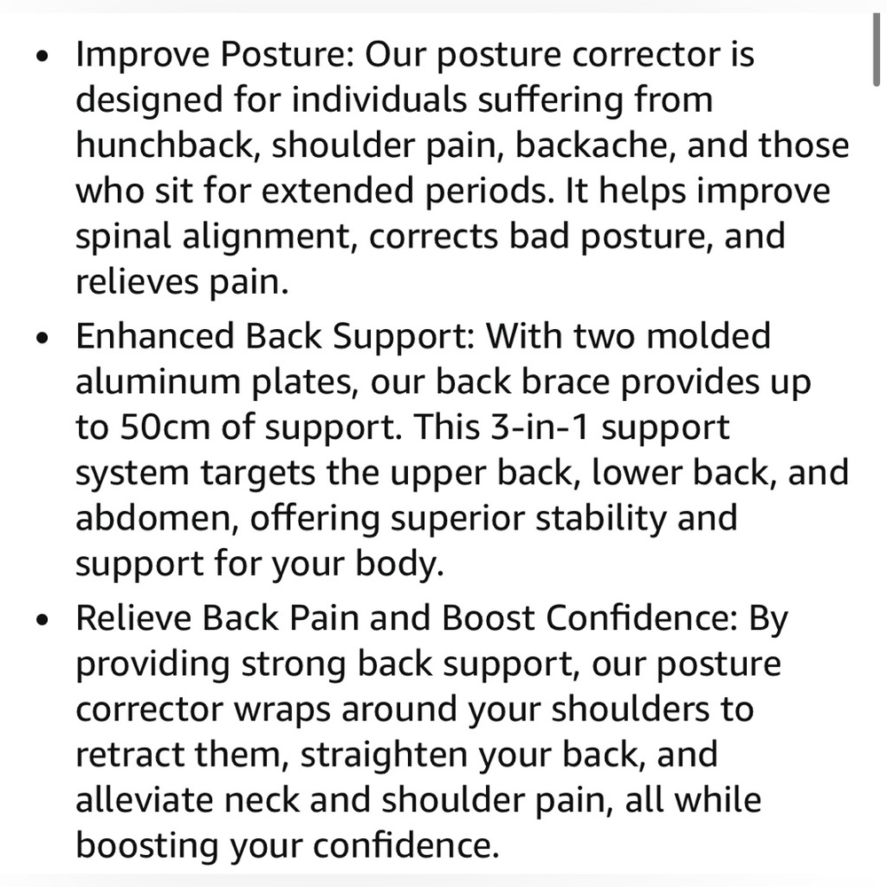 NEW! POSTURE CORRECTOR - Picture 5 of 9